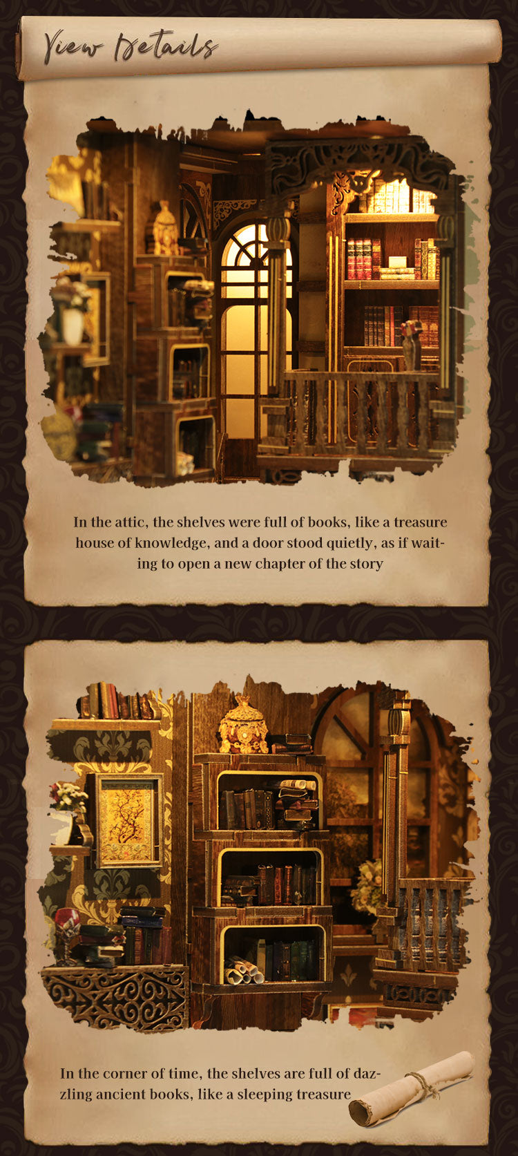 Antique Book Collection Room