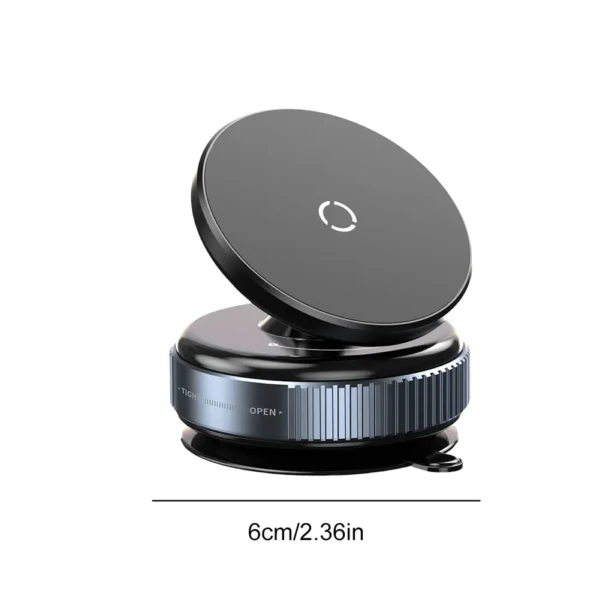 Magnetic Vacuum Adsorption Car Phone Mount 360° Rotatable Car Mobile Phone Holder for Car/Gym/Mirror/Shower/Smooth Surface - Image 18