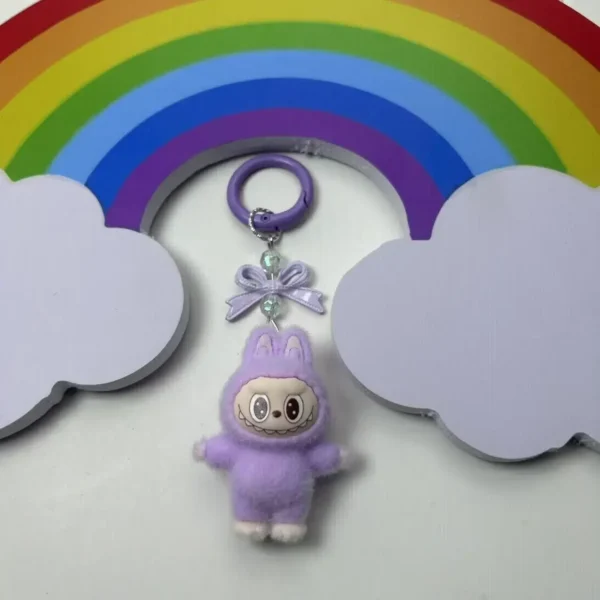 1/5/10pcs Kawaii New Y2K Colorful Keychain Pendant Backpack Decor Cartoon Cute Women Girl For Gifts - Image 8