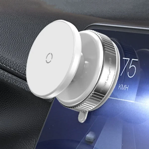Magnetic Vacuum Adsorption Car Phone Mount 360° Rotatable Car Mobile Phone Holder for Car/Gym/Mirror/Shower/Smooth Surface - Image 2