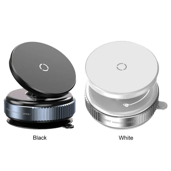 Magnetic Vacuum Adsorption Car Phone Mount 360° Rotatable Car Mobile Phone Holder for Car/Gym/Mirror/Shower/Smooth Surface - Image 15