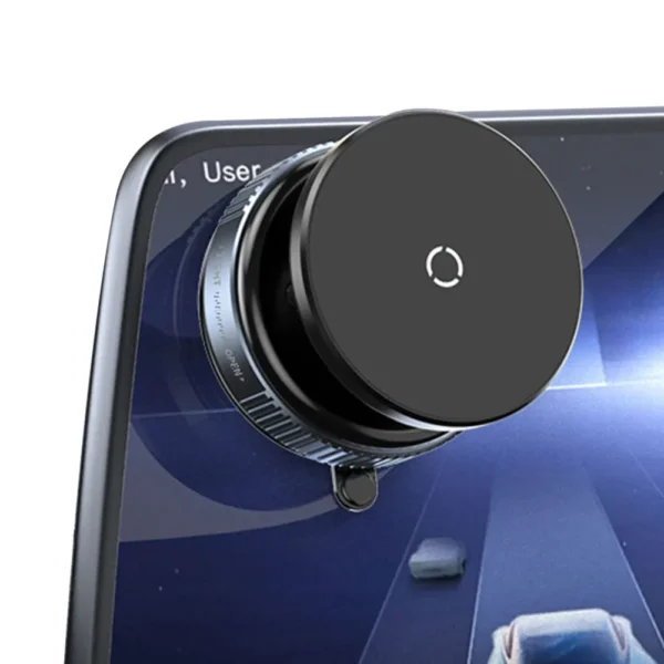 Magnetic Vacuum Adsorption Car Phone Mount 360° Rotatable Car Mobile Phone Holder for Car/Gym/Mirror/Shower/Smooth Surface - Image 11